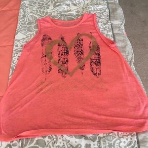 Art class blousy tank top.